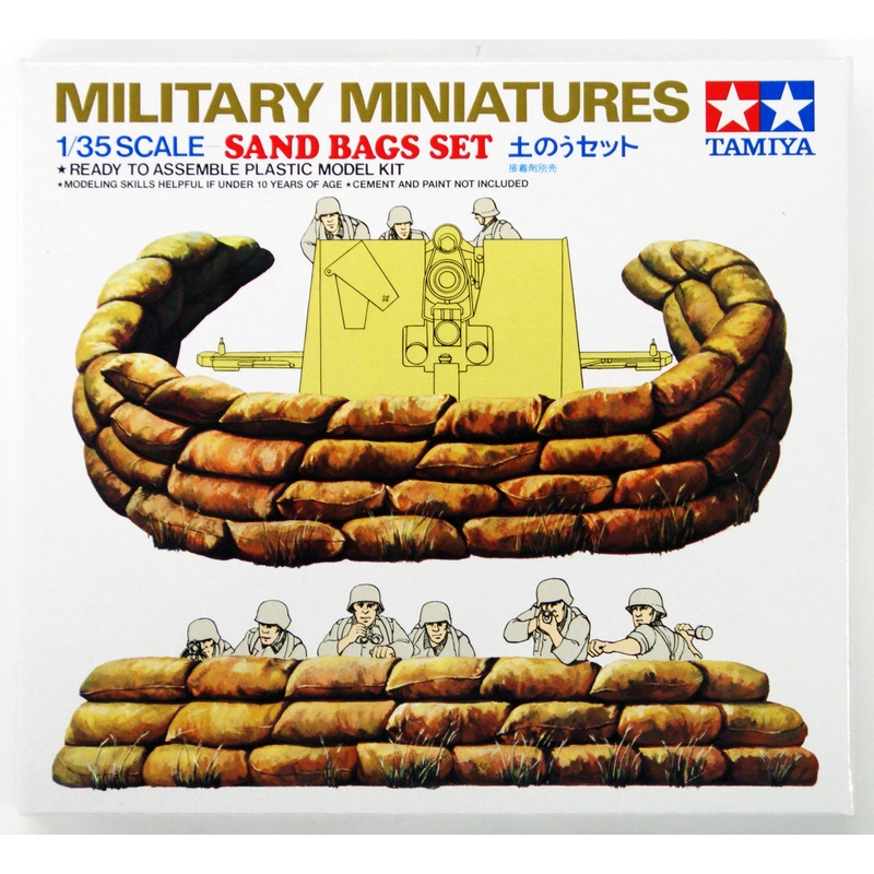 Tamiya 35025 Military Miniatures Sand Bag Set 1/35 Scale Kit