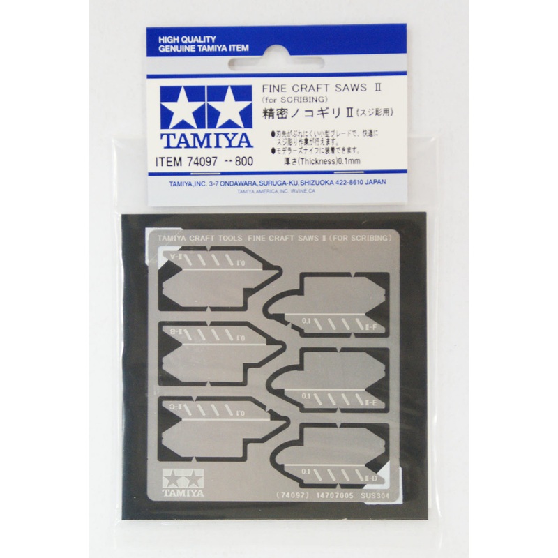 Tamiya 74097 Craft Tools – Fine Craft Saws II for Scribing