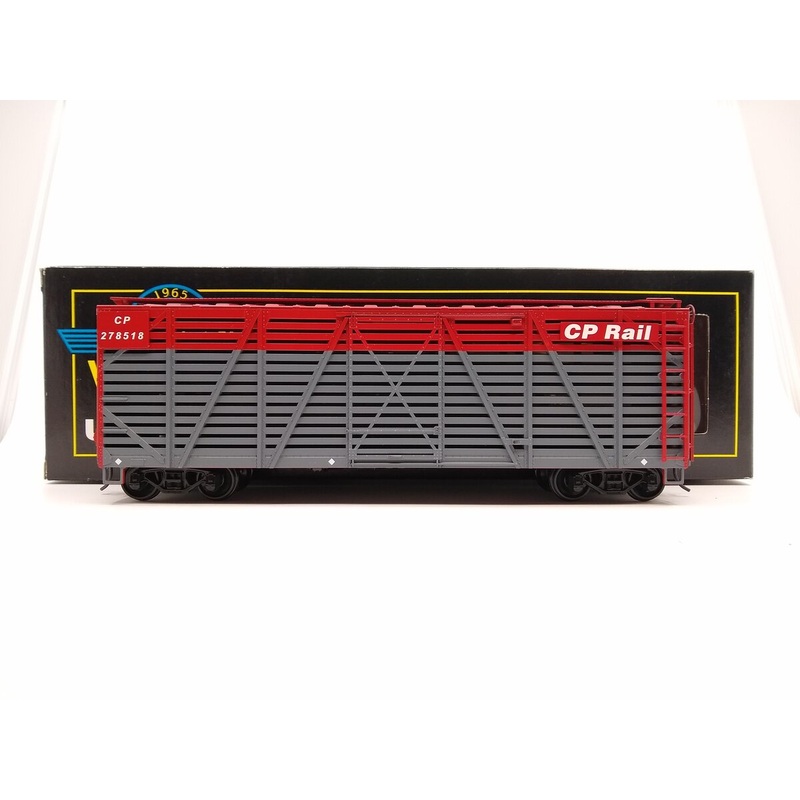 Weaver U4318S O Scale CP Rail 40′ Stock Car #27815 [2 Rail] LN/Box