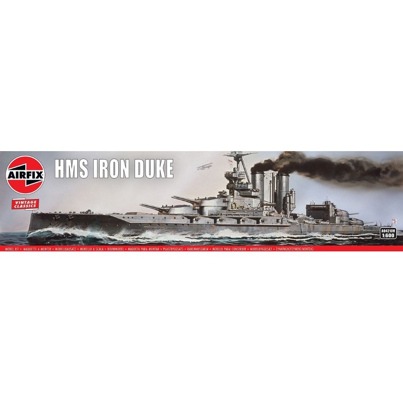 Airfix Products A04210 1:600 HMS Iron Duke British Battleship Plastic Model Kit