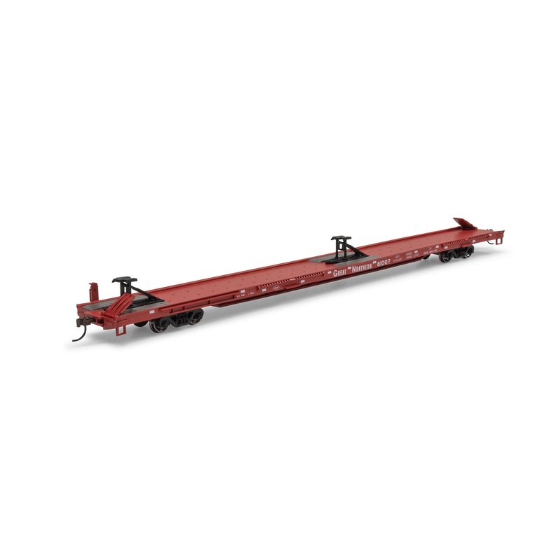 Athearn ATH-1546 HO Great Northern 85′ TOFC Intermodal Flat Car #61007