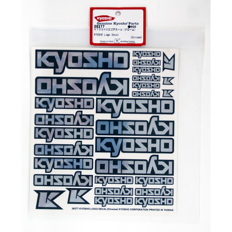 Kyosho 36277 KYOSHO Logo Decal (Chrome)