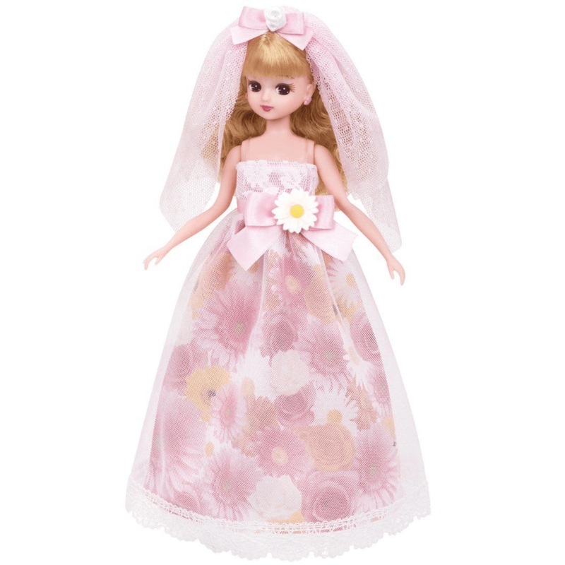 Takara Tomy Licca Doll Flower Wedding Dress Set  doll not included  (842033)