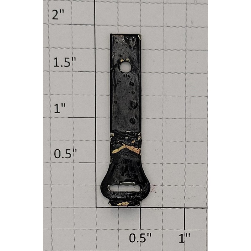 American Flyer AFO-3000-7B Blackened 1-3/8 Hook Type Coupler w/ Rivet Hole