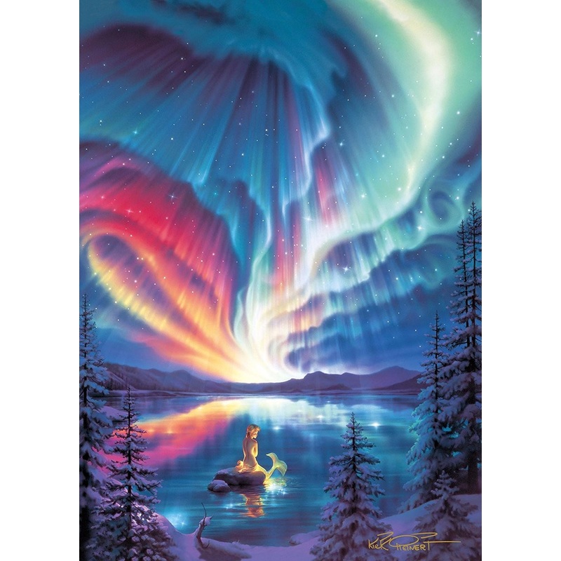 Epoch Jigsaw Puzzle 07-712 Kirk Reinert Enchanted Lake (500 Pieces)