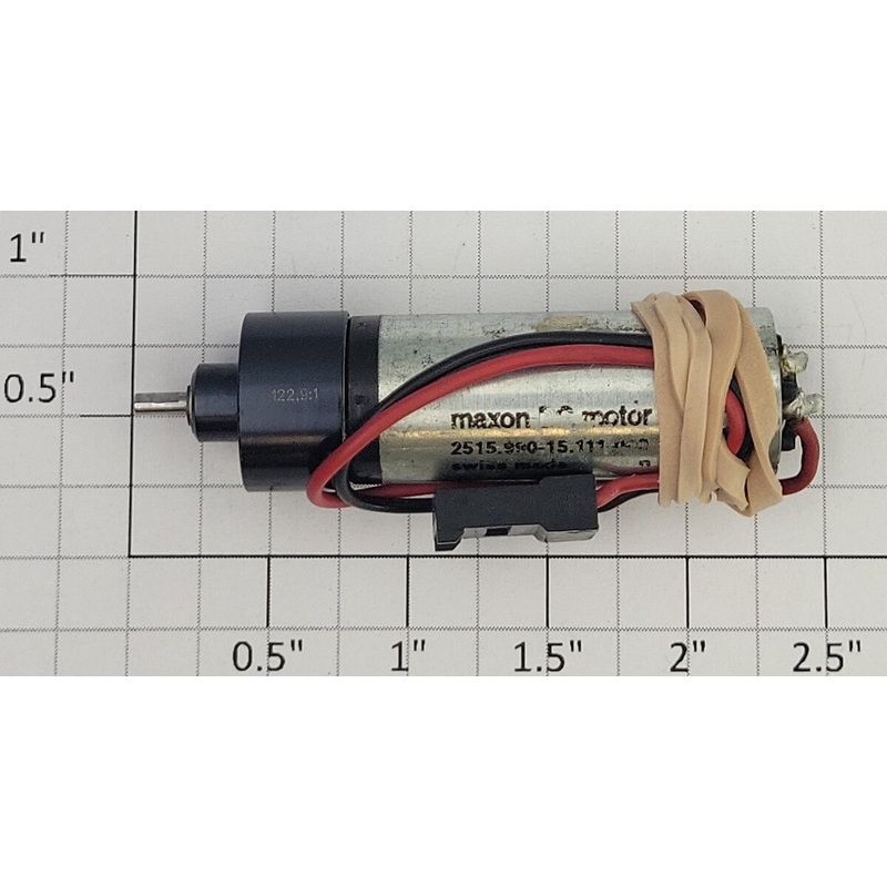 maxon 2515.990-15.111.150 12-Volt DC Motor with 48mm x 15mm Gearbox
