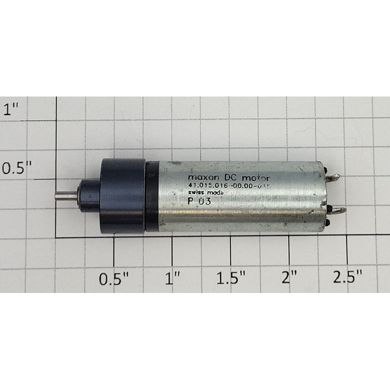 maxon 41.015.016-00.00.015 12-Volt DC Can Motor with Gearbox without Wire