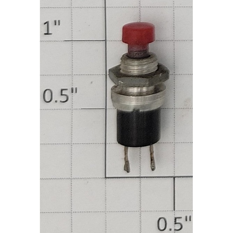 Radio Shack 275-1547-1 Red Momentary SPST Push Button Switch