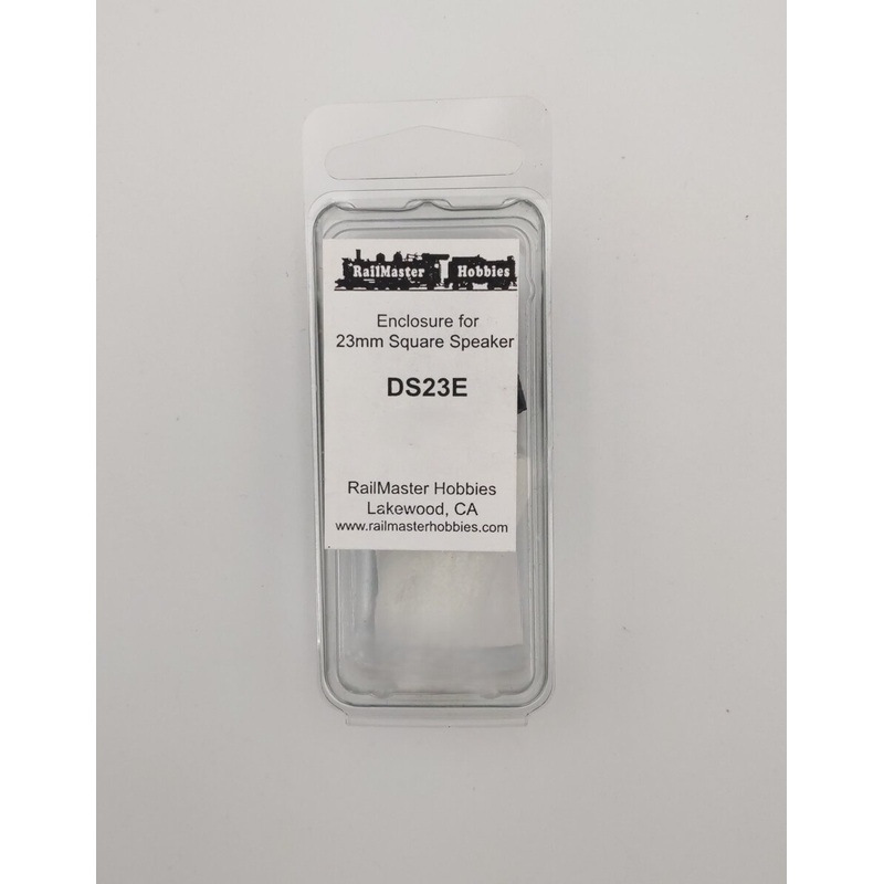 Railmaster Hobbies DS23E Enclosure for 23mm Square Speak