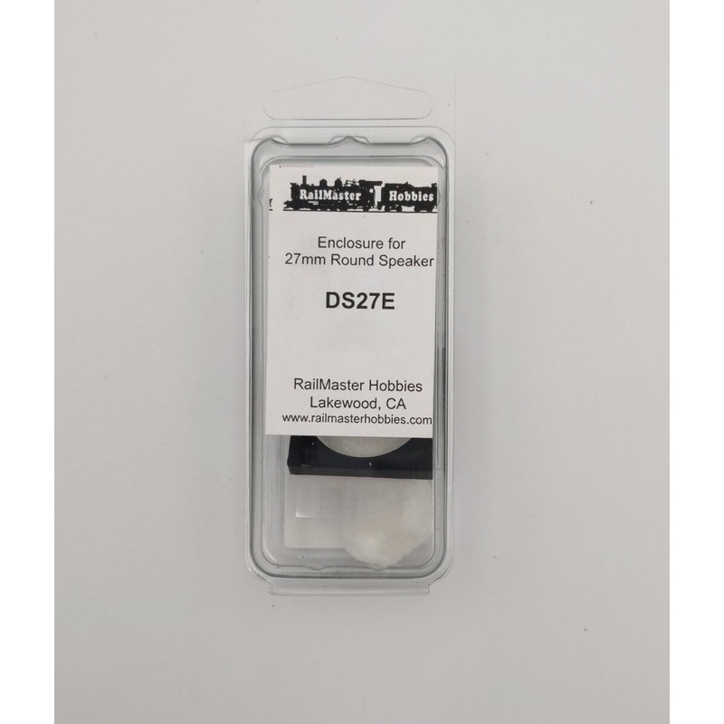 Railmaster Hobbies DS27E Enclosure for 27mm Square Speaker