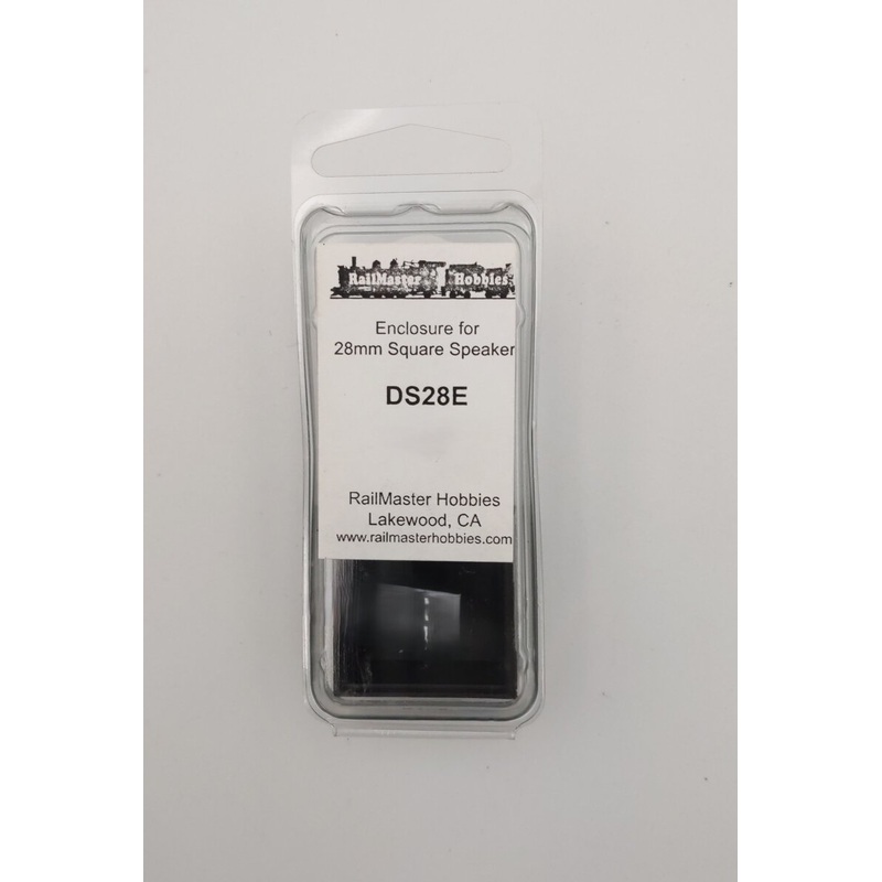 Railmaster Hobbies DS28E Enclosure for 28mm Square Speaker