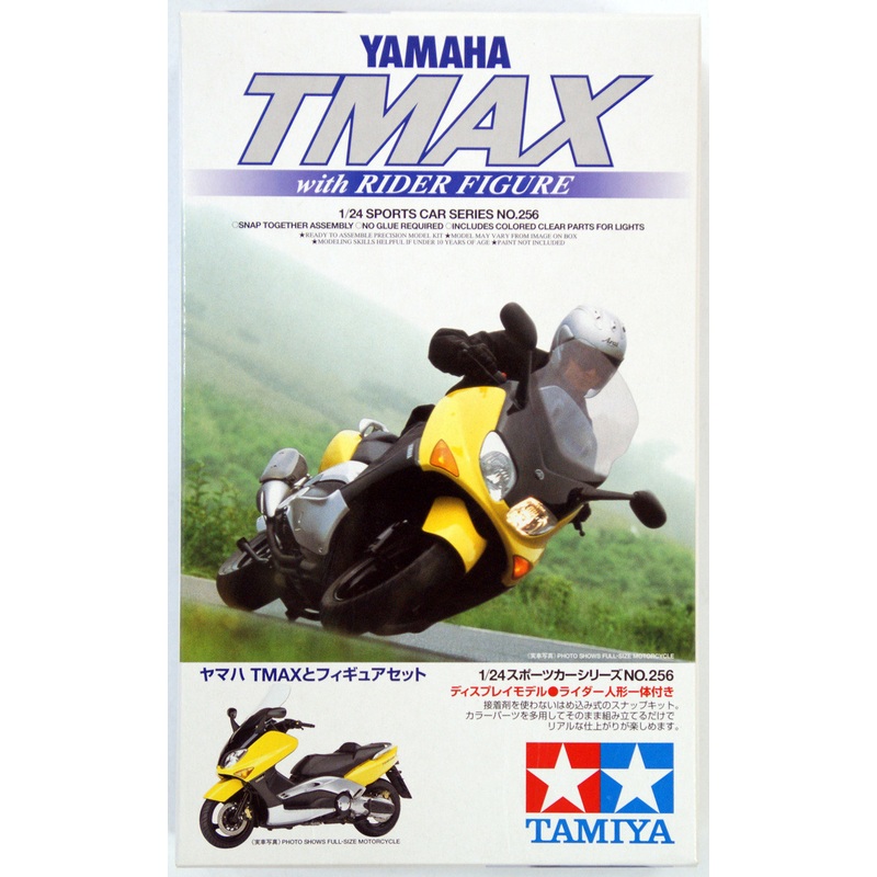 Tamiya 24256 Yamaha TMAX w/Rider Figure 1/24 scale kit