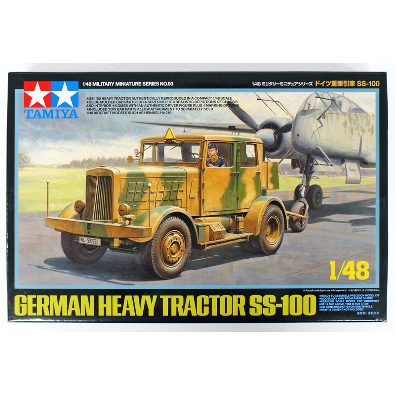 Tamiya 32593 German Heavy Tractor SS-100 1/48 scale kit