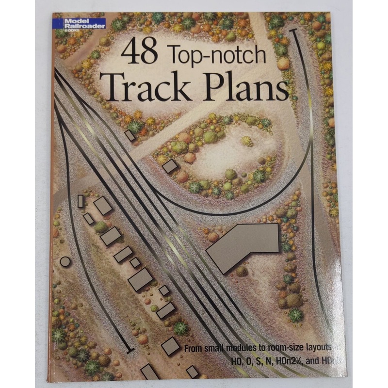 48 Top Notch Tracks Plans Paperback Book By Model Railroader EX