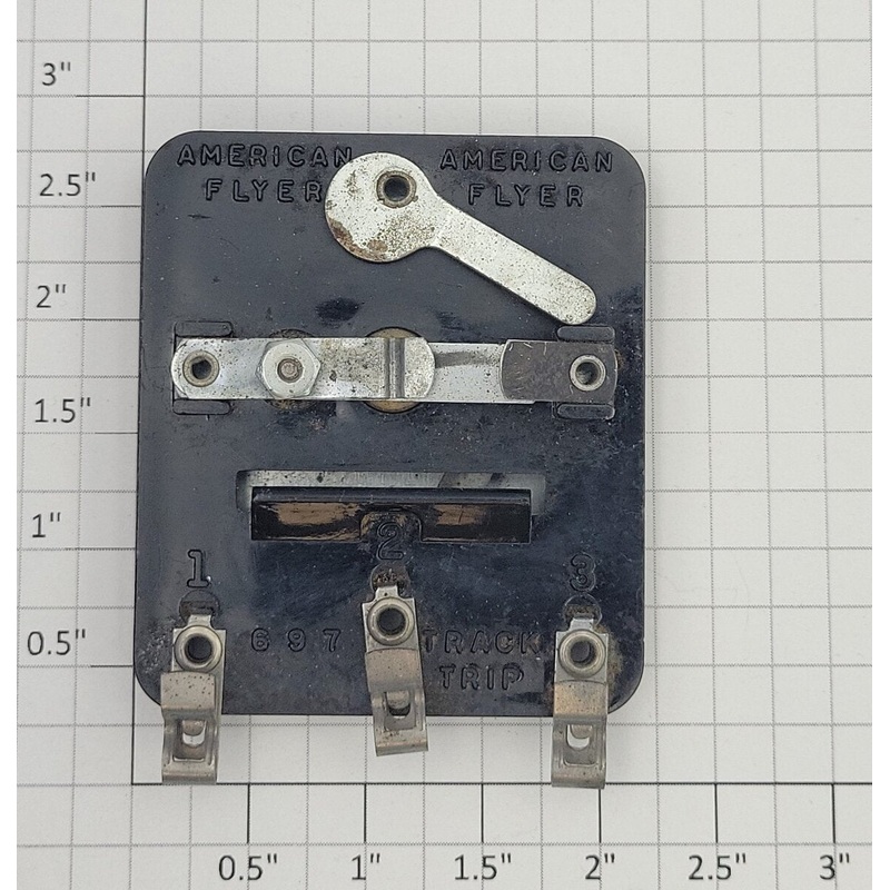 American Flyer 697 S Scale Track Trip without Star Nut