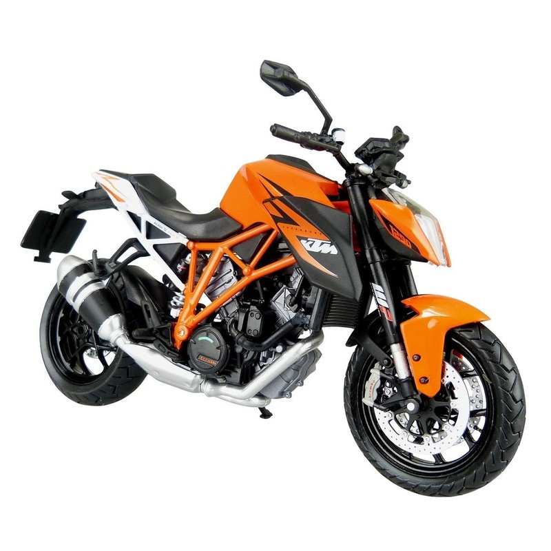 Aoshima Skynet 85677 KTM 1290 Super Duke R Orange 1/12 Scale Model