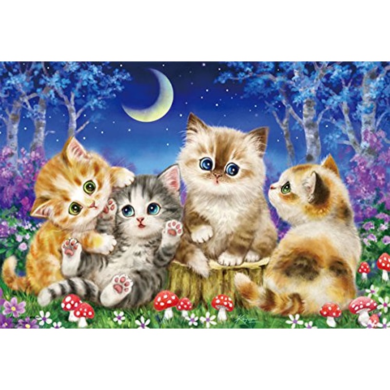 Beverly Jigsaw Puzzle 33-148 Japanese Art Pretty Cats (300 Pieces)