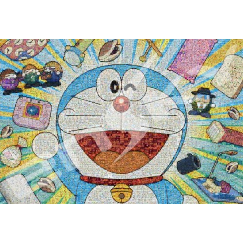 Ensky Jigsaw Puzzle 1000T-87 Doraemon Mosaic Art (1000 Pieces)