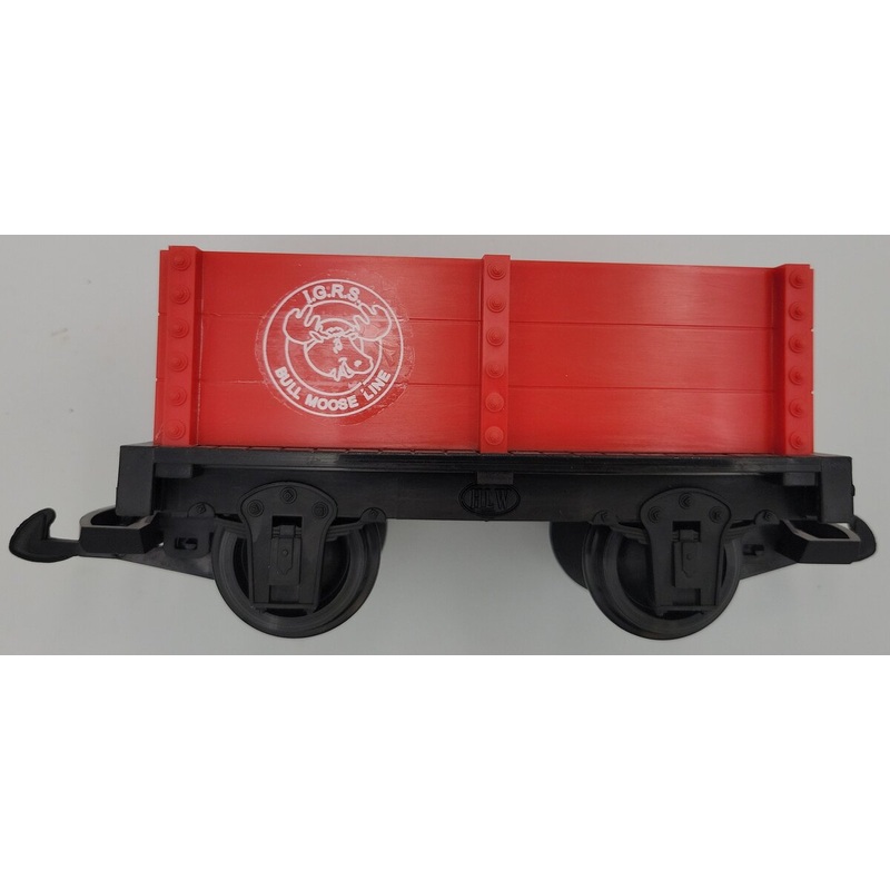 Hartland 15107X G Scale Red Bull Moose Line Mini Gondola without Box