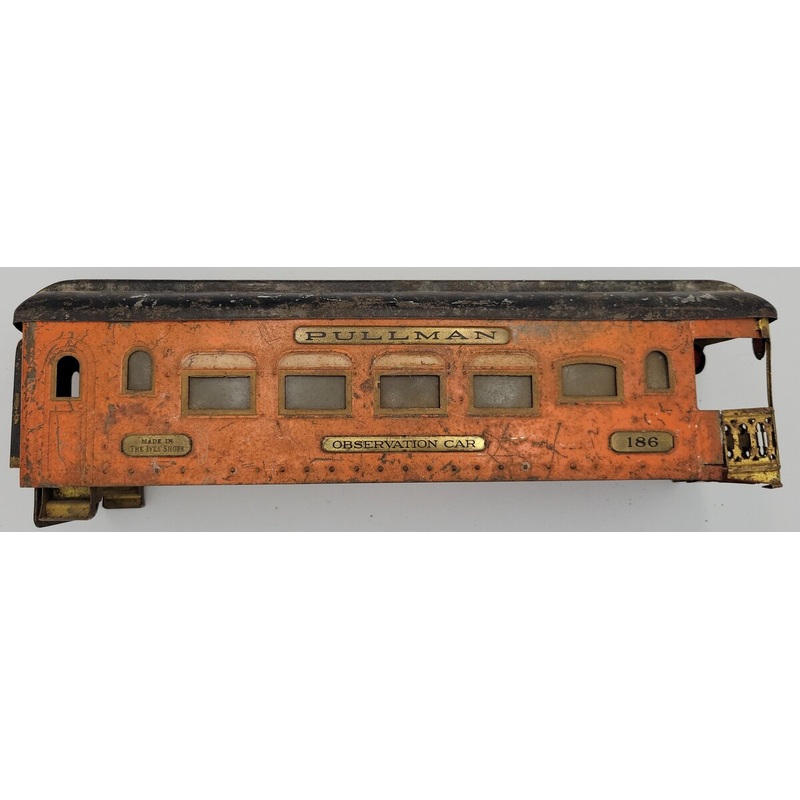 Ives #186-2 Observation Car Shell and Frame