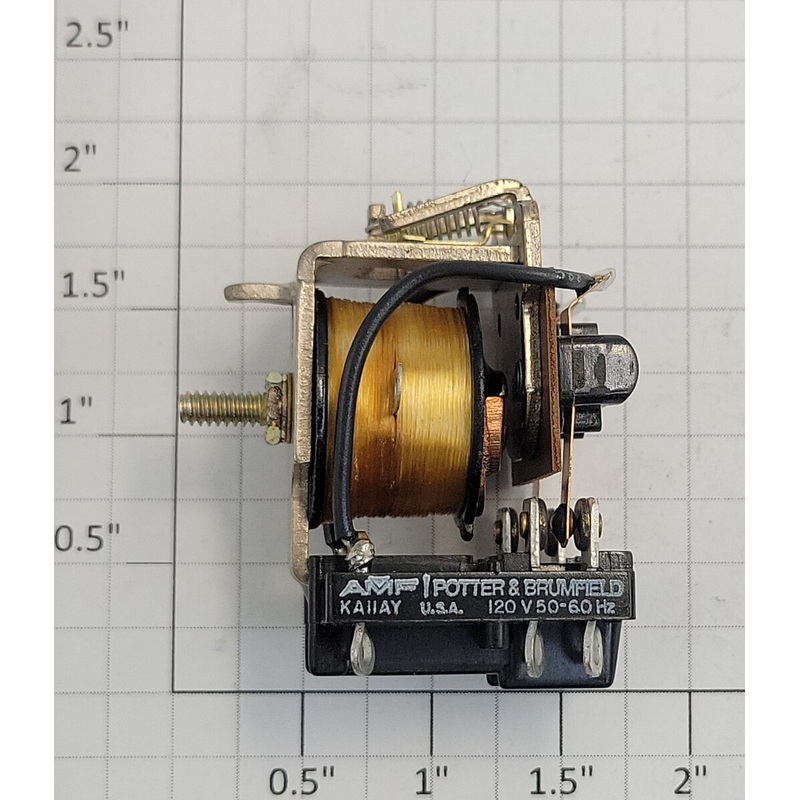 Potter & Brumfield KA11AY 120VAC 5-Amp Open Case Relay