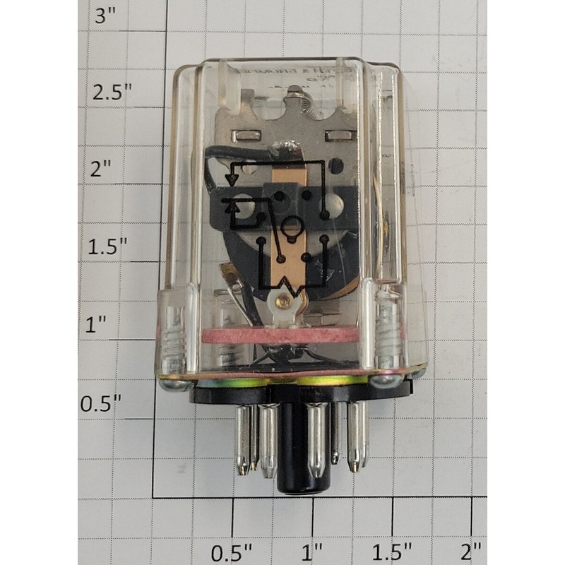 Potter & Brumfield KRP5D #271 24-VDC 5-Amp Relay