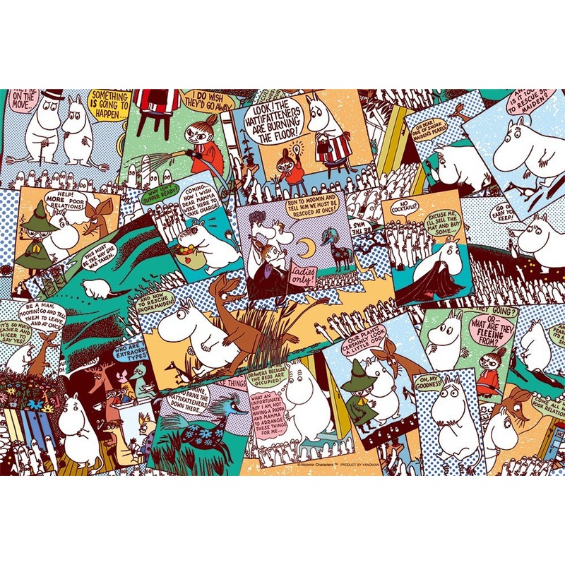Yanoman Jigsaw Puzzle 03-864 Moomin Comics Hattifattener (300 Pieces)