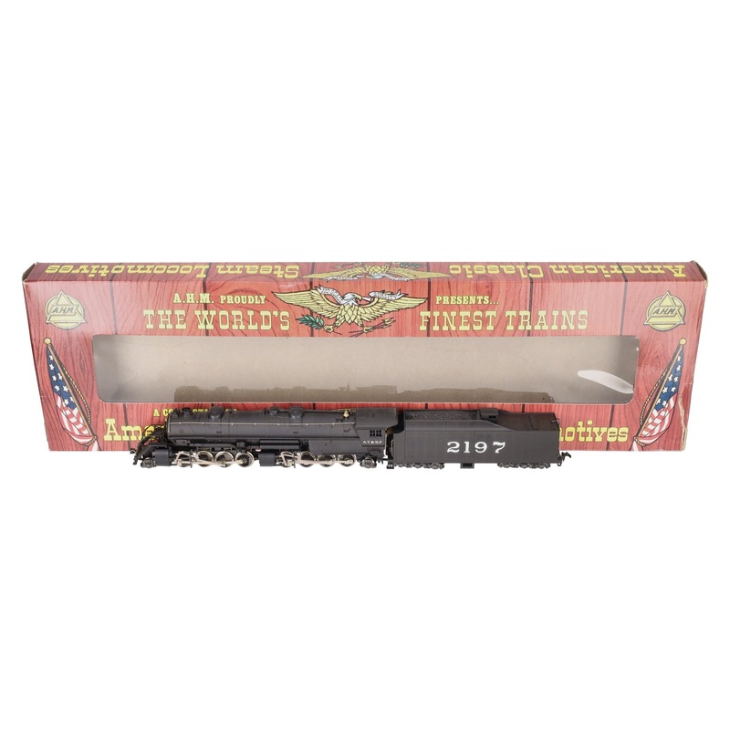 AHM 5090A HO Norfolk & Western Y6b Mallet Steam Locomotive #2197 EX/Box