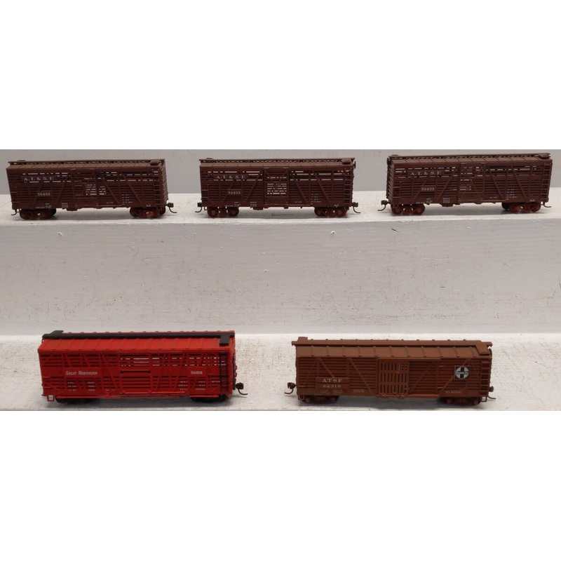 AHM & other Assorted HO Scale Stock Cars [5] EX