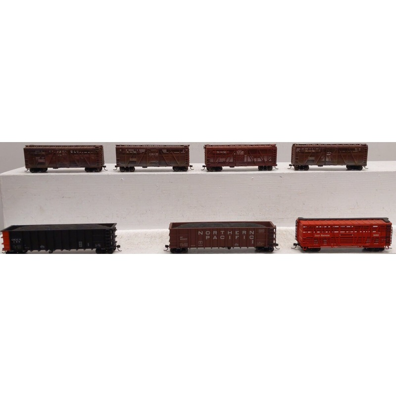 AHM & Other Assorted HO Scale Stock Cars & Gondolas [7] VG