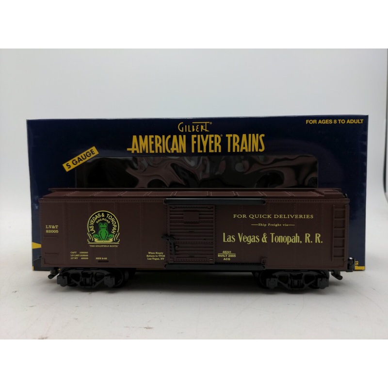 American Flyer 6-48241 S Scale Las Vegas & Tonopah TTOS 2005 Convention Boxcar EX/Box