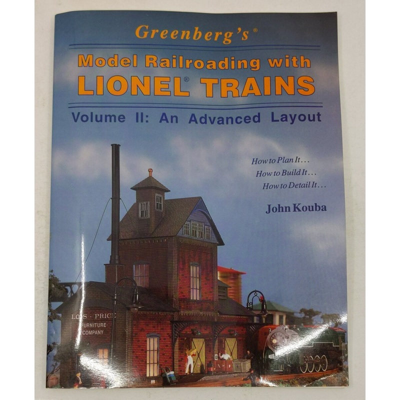 Greenberg’s Model Railroading With Lionel Trains Vol.2 Paperback Book John Kouba EX