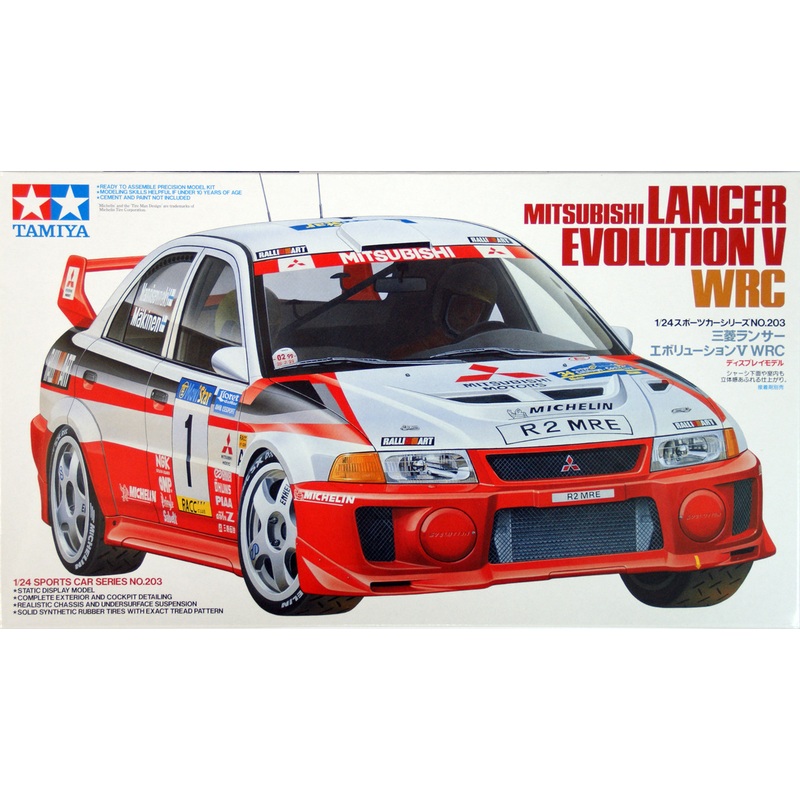 Tamiya 24203 Mitsubishi Lancer Evolution V WRC 1/24 Scale Kit