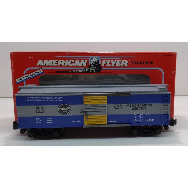 American Flyer 6-48312 S Gauge Missouri Pacific Boxcar #8312 LN/Box