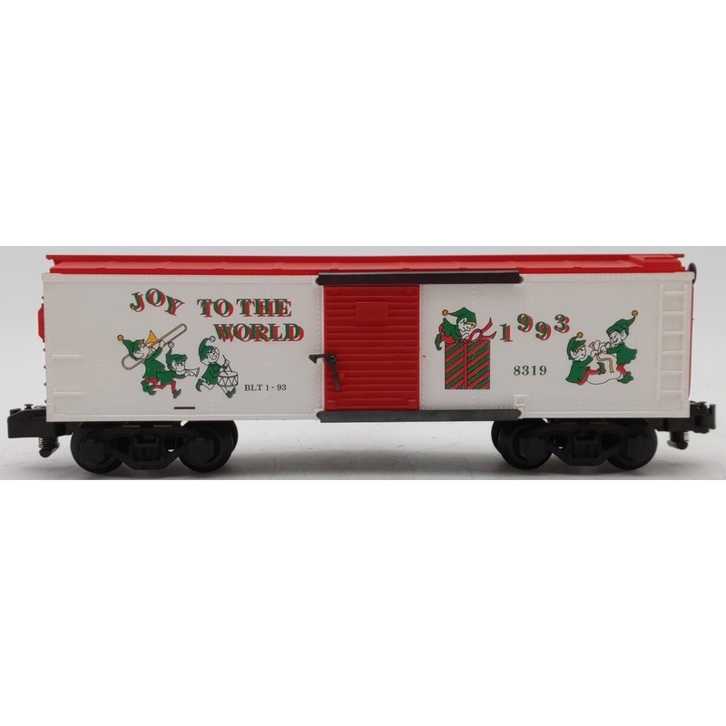 American Flyer 6-48319 S 1993 American Flyer Christmas Joy To The World Boxcar EX