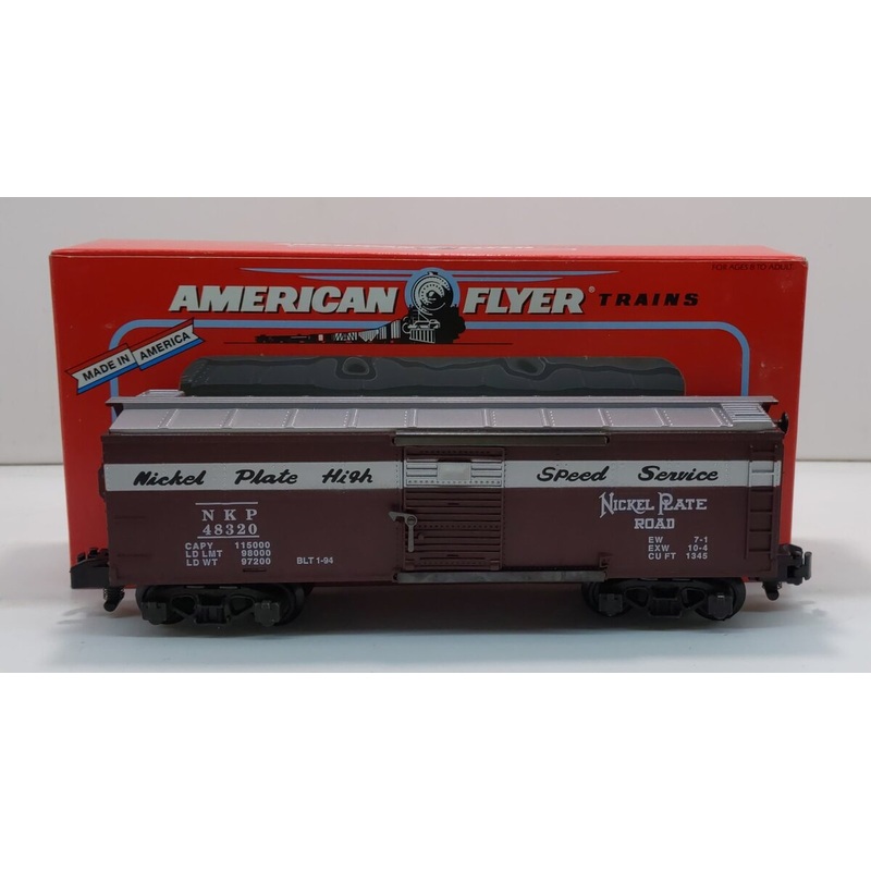 American Flyer 6-48320 S Gauge Nickel Plate Road Boxcar #48320 LN/Box