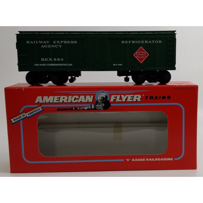 American Flyer 6-48481 S Gauge NASG 1993 Commemorative REA Reefer #893 LN/Box