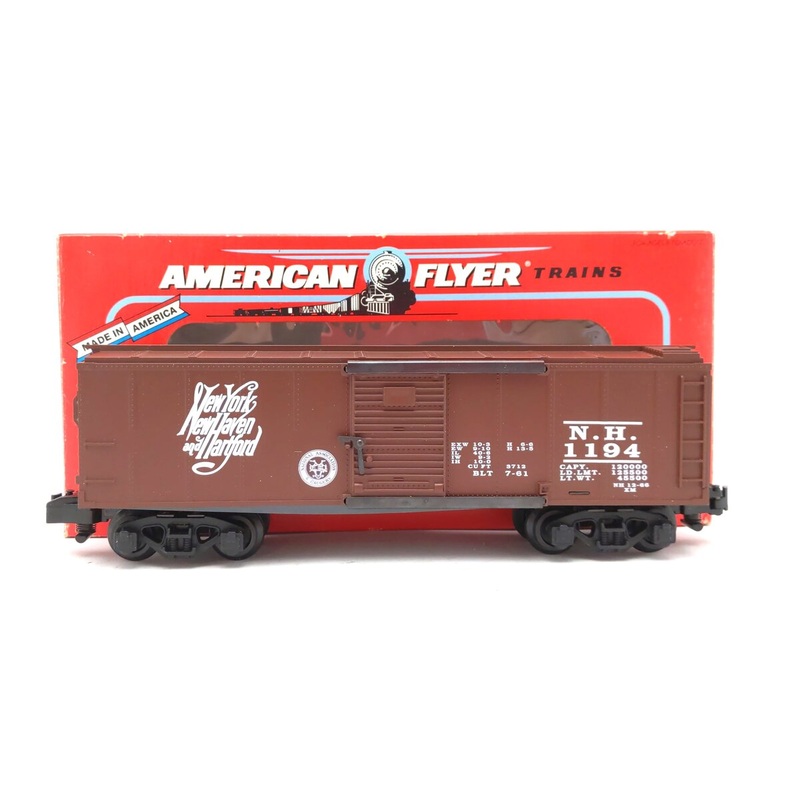 American Flyer 6-48486 S Scale New York New Haven & Hatford NASG Boxcar LN/Box