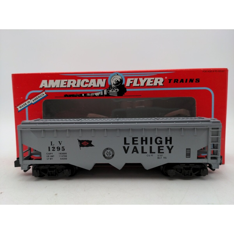 American Flyer 6-48494 S Scale Lehigh Valley NASG Covered Grain Hopper EX/Box