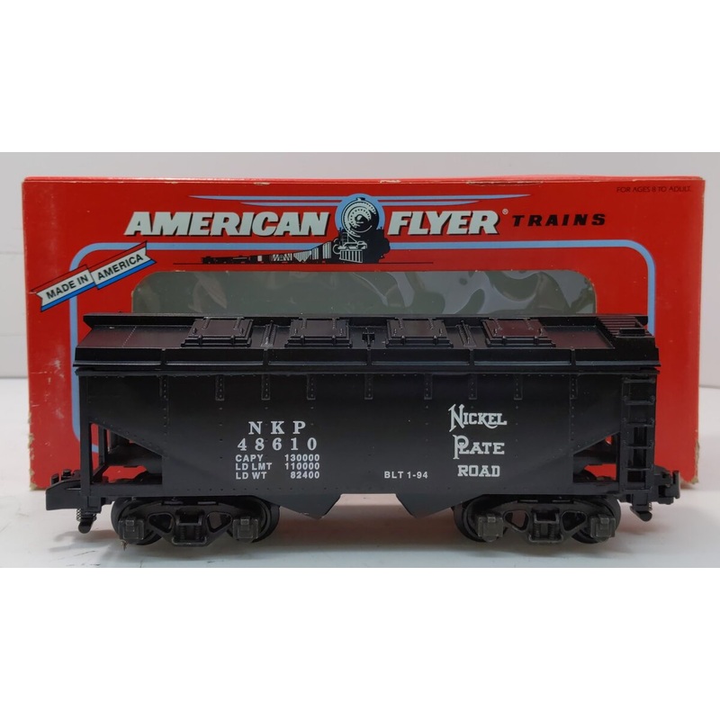 American Flyer 6-48610 S Gauge Nickel Plate Road Covered Hopper LN/Box