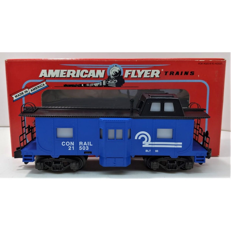 American Flyer 6-48710 S Scale Conrail Bay Window Caboose #21503 LN/Box