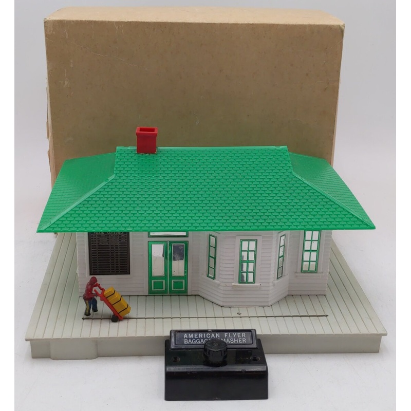 American Flyer 789 S Vintage Station & Baggage Smasher EX/Box
