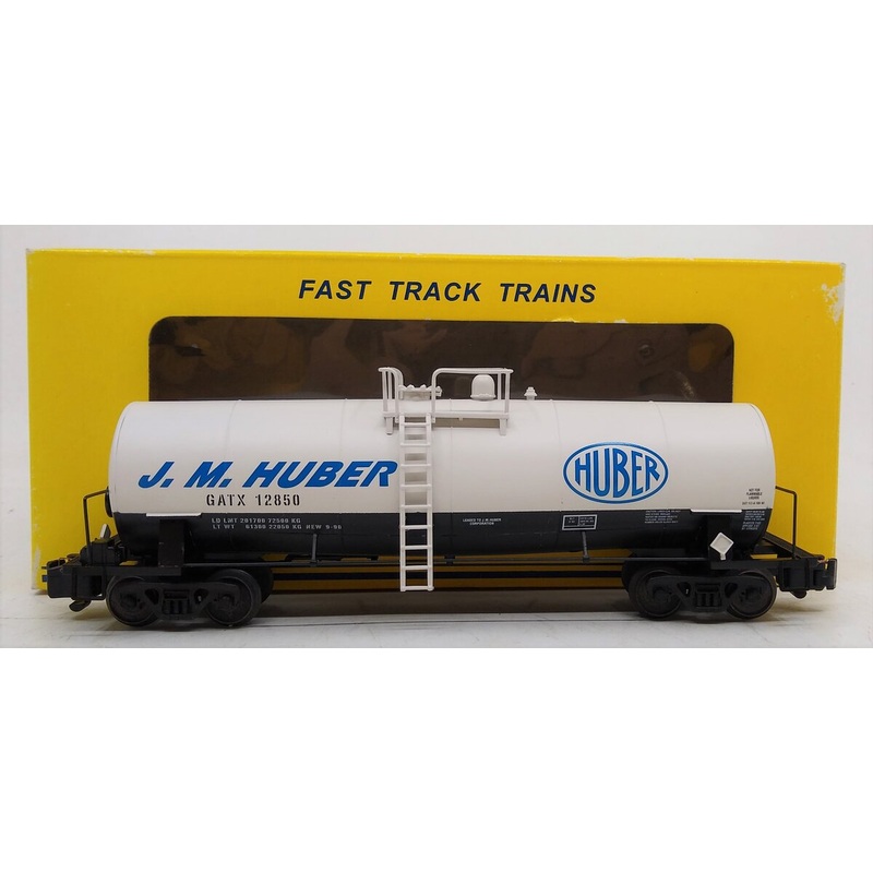 American Models 504 S Gauge J.M. Huber Tank Car (Hi-Rail) #12850 LN/Box