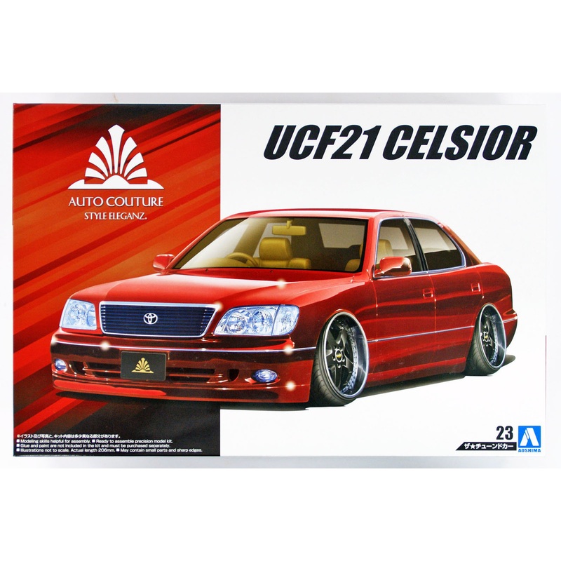 Aoshima 53546 Auto Couture UCF21 Celsior (Toyota) 1/24 Scale Kit