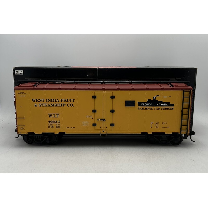 Aristo-Craft 46224 G Scale West India Fruit Refrigerator Car EX/Box