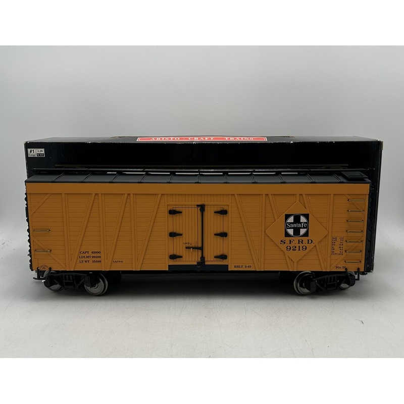 Aristo-Craft 46604 G Scale Santa Fe Reefer Car #9219 LN/Box