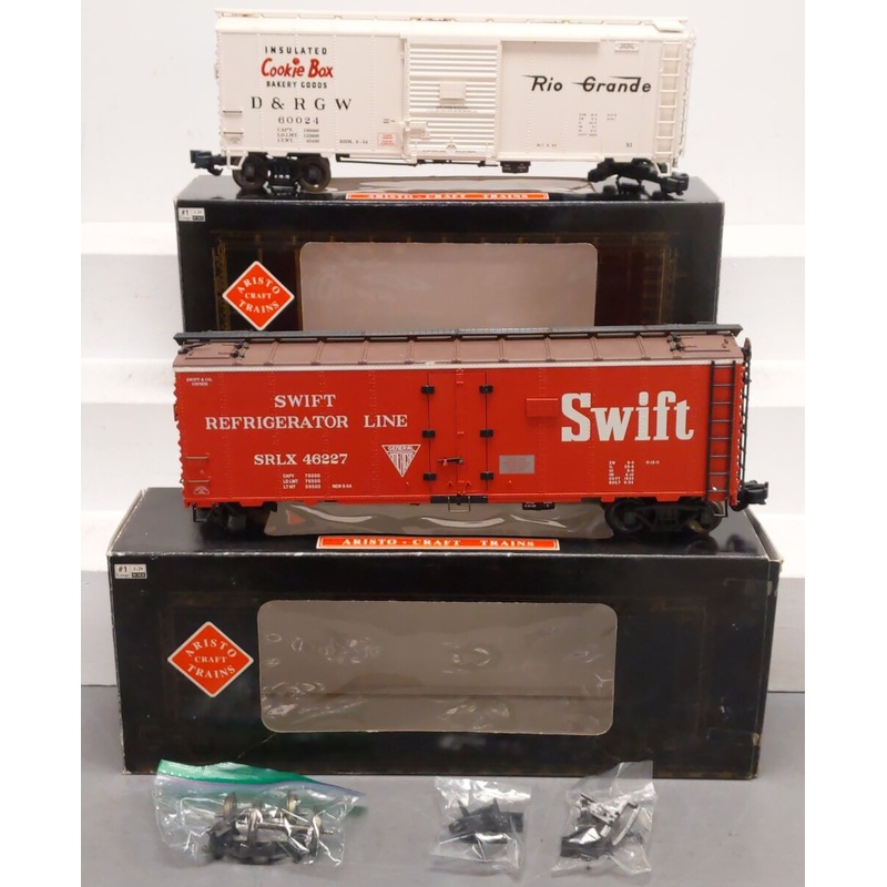 Aristo-Craft G Scale Assorted Freight Cars [2]: ART-46002 & ART-46227/Box