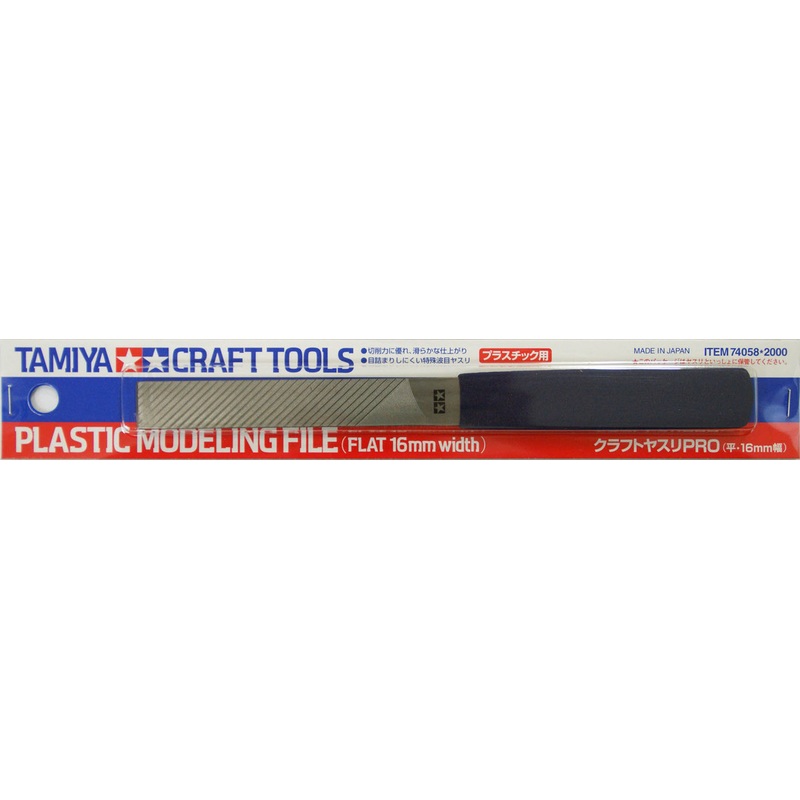 Tamiya 74058 Craft Tools – Plastic Modeling File (Flat 16mm Width)