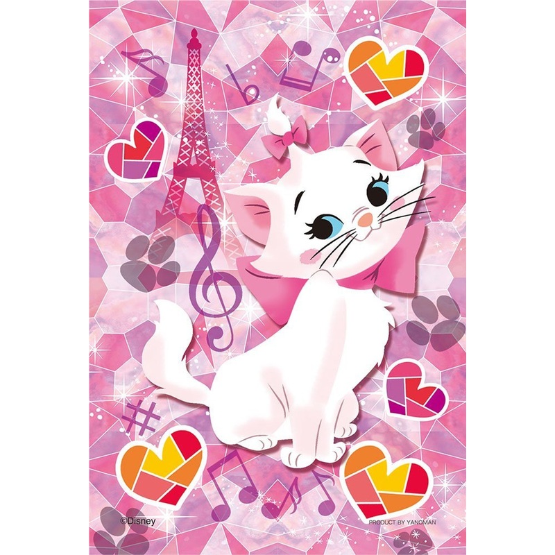 Yanoman Prism Art Jigsaw Petit Puzzle 97-147 Disney The Aristocats (70 Pieces)