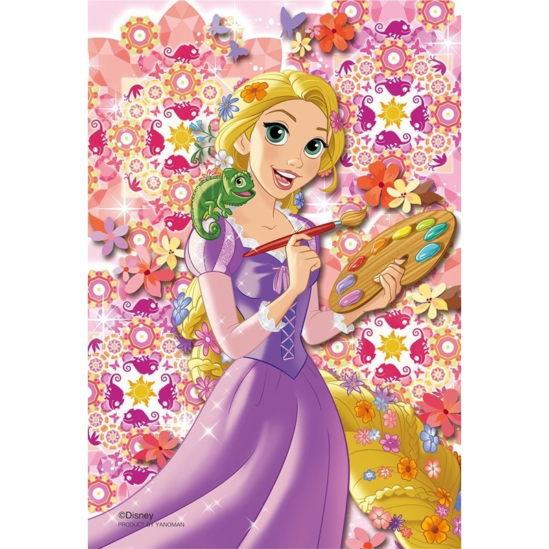 Yanoman Prism Art Jigsaw Petit Puzzle 97-168 Disney Tangled Rapunzel (70 Pieces)